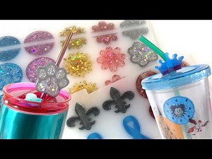 DIY Resin Straw Toppers Tutorial