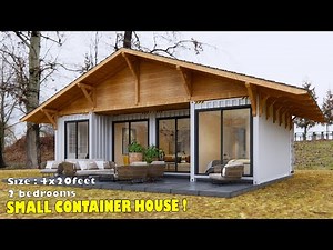 4x20ft Shipping Container Homes | small container house tour