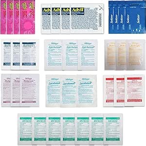 Premium Travel Medicine Kit - 37 Individually Wrapped Packets (74 Pieces) - TSA Approved OTC Meds for International Travel, Cruises - Brand Name OTC Medications (2 Kits)