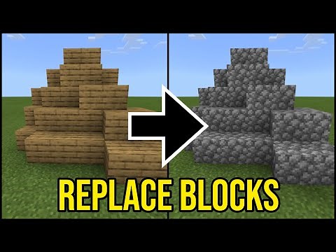 How To Mass Replace Blocks! | Minecraft (Xbox/PS4/PE/Bedrock)