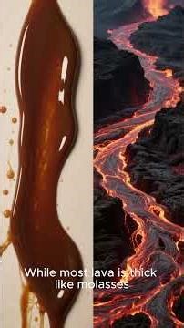 The fastest lava flow ever recorded #shorts #facts #lava