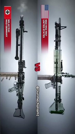 M60 vs MG-42 #engineering #mechanic #military