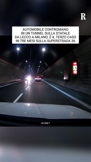 Incidente Contromano sulla Superstrada 36 a Lecco