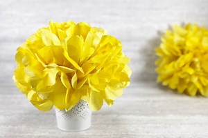 Easy Tissue Paper Flowers for Kids and Adults