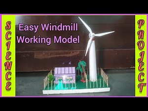 Windmill Diy Project Model | windmill model kaise banayen#windmill #windmillmodel #windmillproject