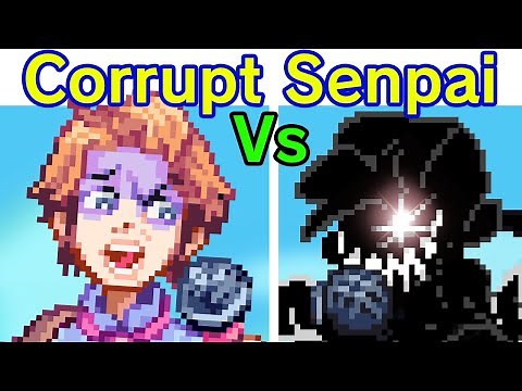 Friday Night Funkin' Corruption VS Senpai FULL WEEK DEMO + Cutscenes (FNF) (Evil Boyfriend / Week 6)