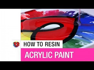 How To Resin Acrylic Paint