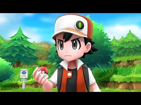 Pokémon Let's Go Pikachu & Eevee - Trainer Red Battle + Full Pokédex