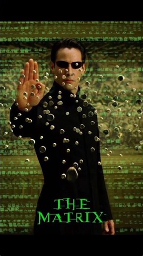 The Matrix: Neo's highlight moment." The Ultimate Bullet Stop Scene! 🕶️🔥