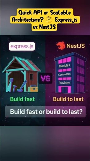 Express.js vs NestJS: Build Fast or Build to Last? 🚀🏗️