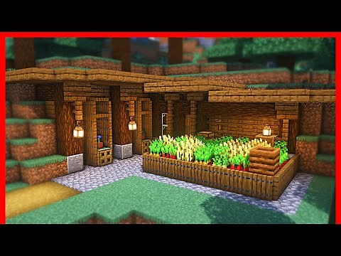👉🏻 Minecraft: CASA SENCILLA PARA SURVIVAL de MADERA 🔥 (DECORADA y con DESCARGA)