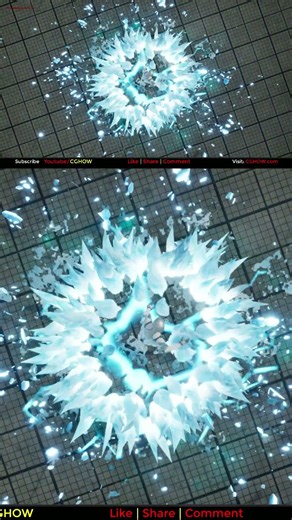 Attack Ice AOE in Unreal Engine 5 Niagara