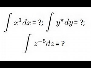 Calculus - Integration Basics (2 of 5) Integrating a Variable Raised to a Power