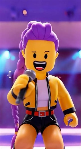 Roblox Rumi's Microphone TRANSFORMED Into A SWORD During Live Concert #shorts #roblox #rumi