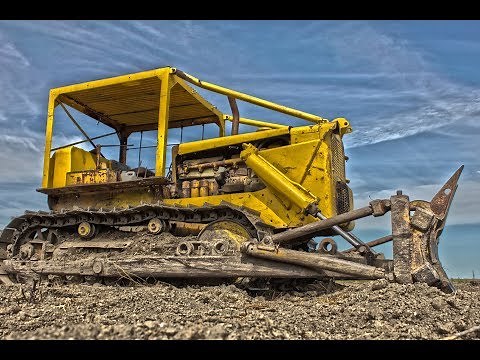 1955 Caterpillar D8 Dozer Cold Start and Controls Explained