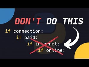 Nesting “If Else” Can Seriously Damage Your Code Quality, Do THIS Instead In Python
