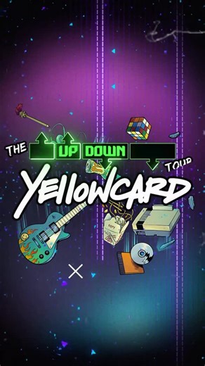 Yellowcard on Instagram: "The Up Up Down Down Tour arrives summer 2026 and celebrates more than 2 decades of friendship with New Found Glory and Plain White T’s. Level up your summer - tickets are on sale NOW! TOUR DATES: Wed May 06 – Atlanta, GA – Coca-Cola Roxy Fri May 08 – Hollywood, FL – Hard Rock Live Wed May 13 – Sterling Heights, MI – Michigan Lottery Amphitheatre at Freedom Hill Sat May 16 – Chicago, IL – Salt Shed Outdoors Sun May 17 – Milwaukee, WI – Landmark Credit Union Live Wed May 