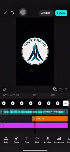 Creative Logo Intro Animation with CapCut Template