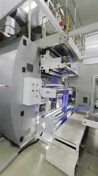 6+1 Colors Paper Gearless Flexographic Printing Press Manufacturers #flexoprintingmachine