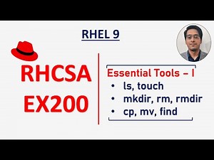 RHCSA Exam Questions || ls, touch, mkdir, rm, rmdir, cp, mv, find || RHEL 9