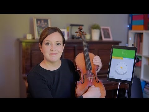 How to tune your violin with a tuning app (Beginner)