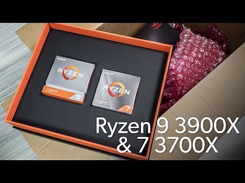 AMD Ryzen 9 3900X & Ryzen 7 3700X unboxing