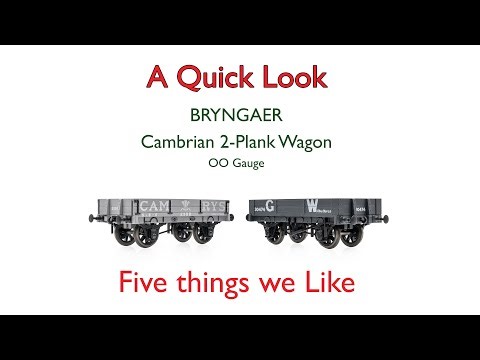 Bryngaer Cambrain Railways 2-Plank OO Gauge wagon