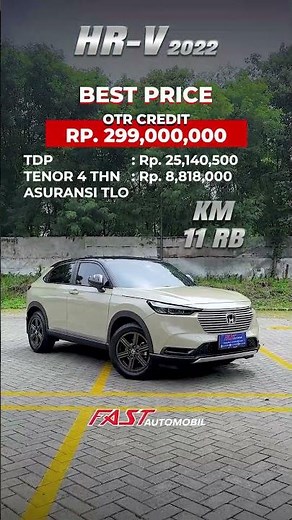 HONDA HRV E 2022 1.5 AT LOW KM.11RB