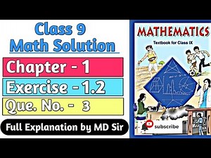 Ncert Class 9 Maths Chapter 1 | Exercise 1.2 Question number 3 | Number System | Md Sir