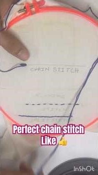 “Chain Stitch Full Tutorial | Hand Embroidery for Beginners | Step-by-Step Guide”🌺🌺🌺🌺