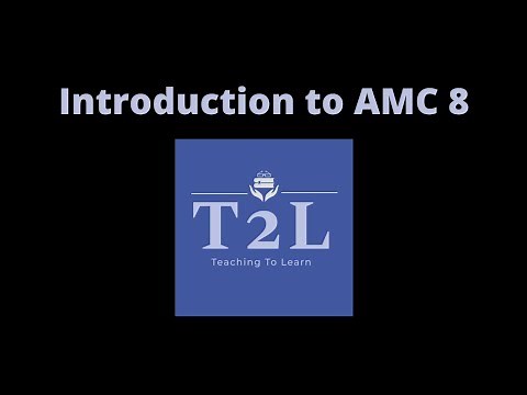AMC 8 - An introduction to the math competition from the Mathematical Association of America!