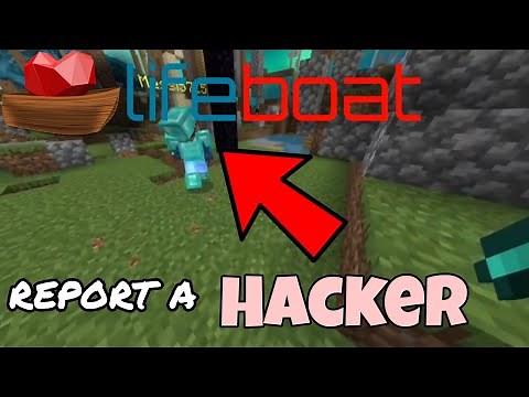 How to report hackers on Lifeboat minecraft