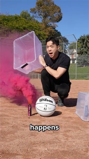 What Happens If You Trap a Basketball in Smoke?