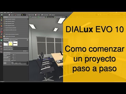 Como comenzar un proyecto en DIALux EVO paso a paso