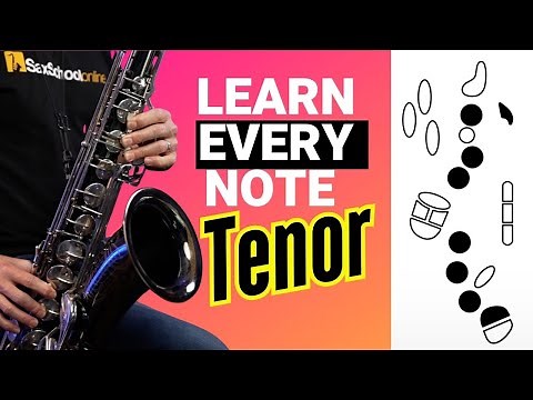 How to play EVERY note on Tenor Saxophone for beginners