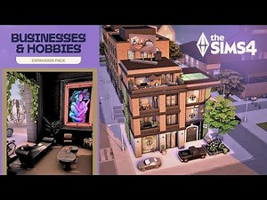 Tattoo Studio, Gym & Apartment: The Sims 4 Businesses & Hobbies | Speed Build