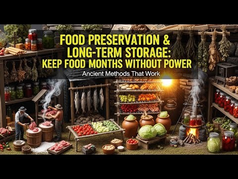 Food Preservation & Long-Term Storage: Keep Food Months Without Power