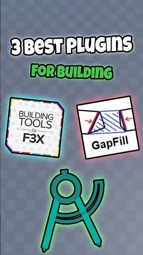 Top 3 Best Roblox Studio Plugins for Building #roblox #robloxstudio #robloxshorts #robloxgames