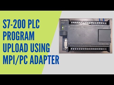 Siemens SIMATIC S7-200 PLC Program Upload and Download using SIMATIC PC ADAPTER USB