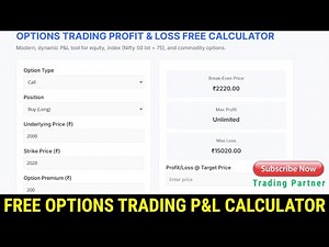 Maximize Your Gains! 💸 Essential Guide to Options Trading Profit & Loss Calculator 🧮