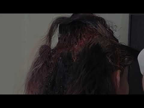 how to apply hair color neatly. Matrix 6RR + HDRR PART 1