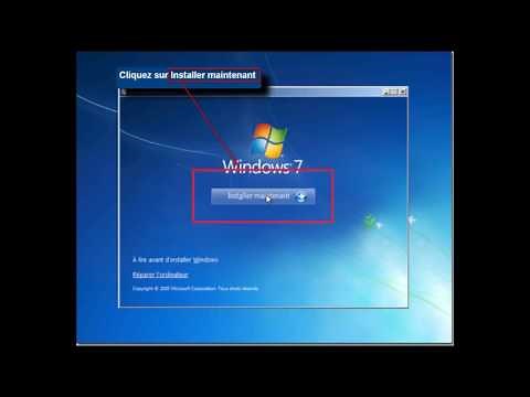 1 - Formatage et Installation de Windows 7