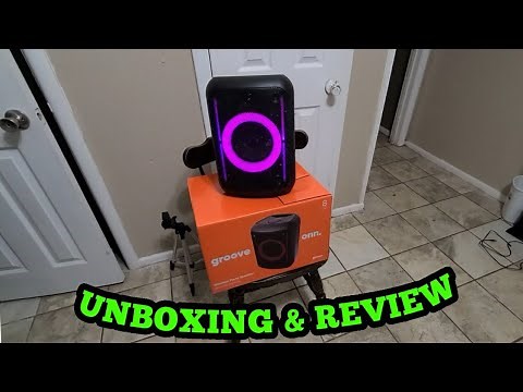 GROOVE ONN. MEDIUM PARTY SPEAKER UNBOXING & REVIEW