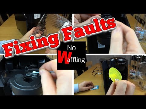 How to Fix Numerous Faults on a Bosch Tassimo Suny Coffee Machine - Beginners guide