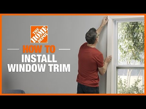 How to Install Window Trim | Windows & Doors | The Home Depot