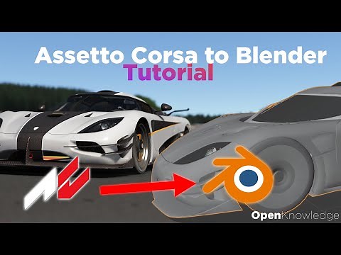 How to get Cars from Assetto Corsa to Blender