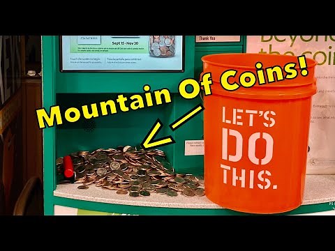 Mountain Of Coins! How To Avoid Coinstar Fees!