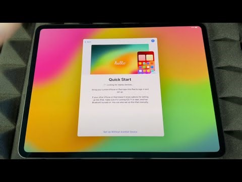 Should you use Quick Start to Set Up new iPad?