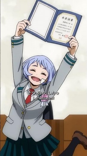 「そつぎょう したっ」／『#僕のヒーローアカデミアFINAL SEASON』第9話（#168）「エピローグ/地獄の轟くん家・FINAL」より／毎週土曜夕方5:30放送中