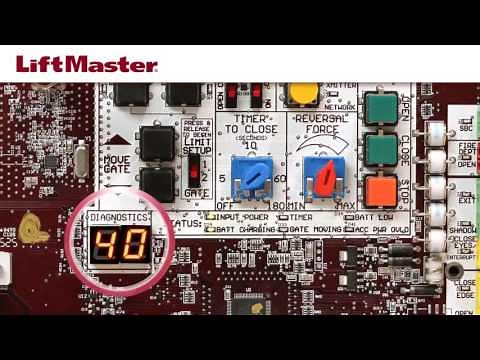 How to Troubleshoot a LiftMaster Gate Operator with Battery Issues